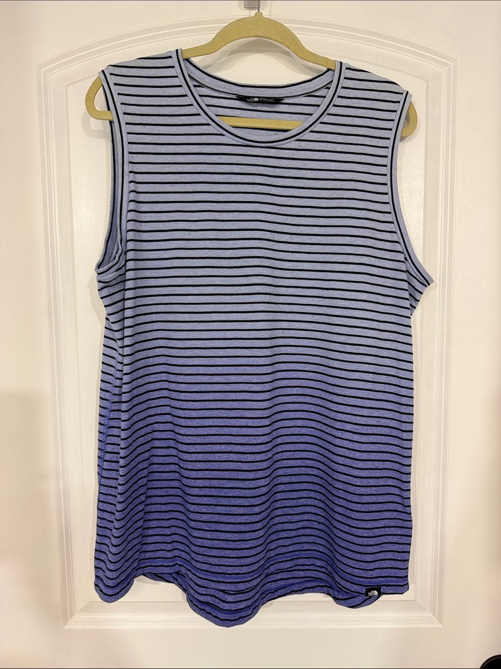 The North Face Blue Striped Ombre Tank